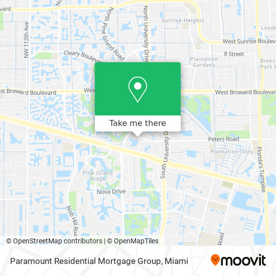 Mapa de Paramount Residential Mortgage Group