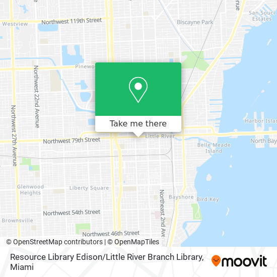 Resource Library Edison / Little River Branch Library map