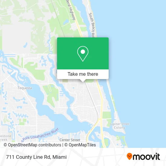 711 County Line Rd map