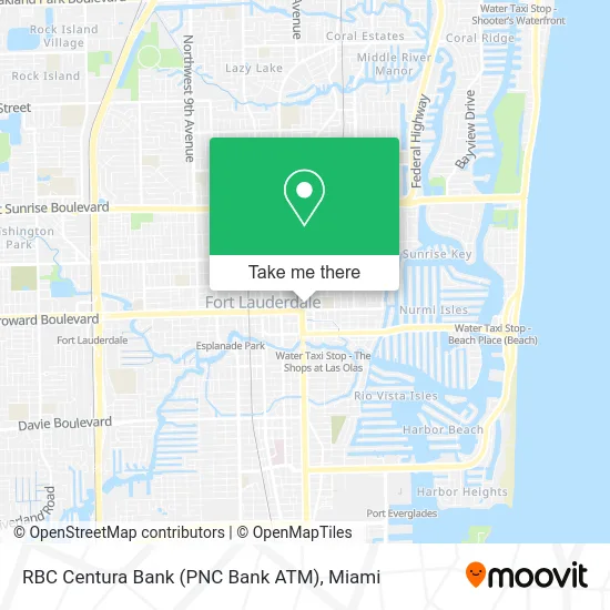 RBC Centura Bank (PNC Bank ATM) map