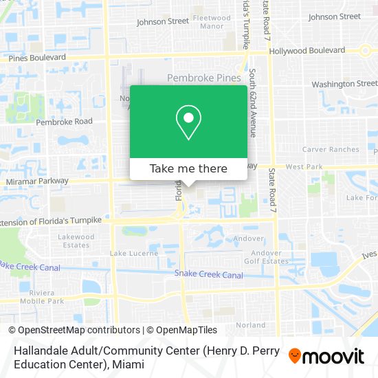 Hallandale Adult / Community Center (Henry D. Perry Education Center) map