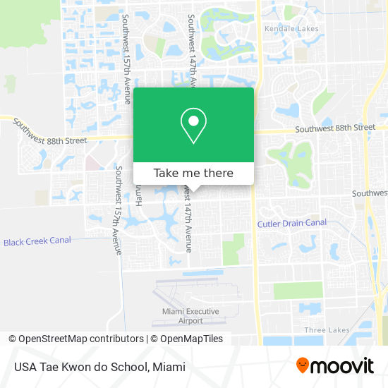 Mapa de USA Tae Kwon do School