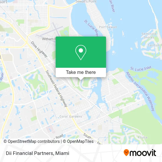 Dii Financial Partners map