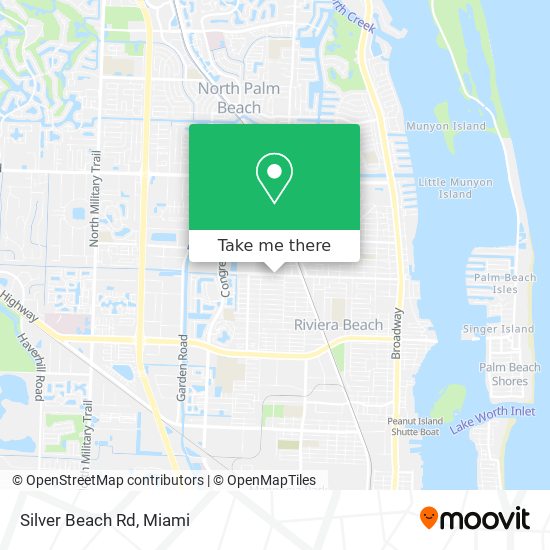 Mapa de Silver Beach Rd