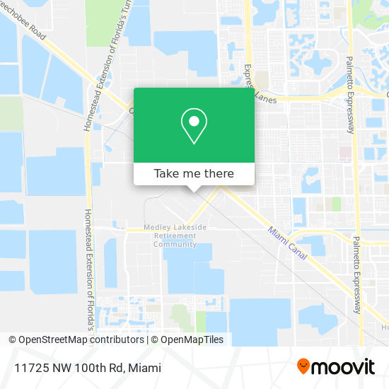 11725 NW 100th Rd map