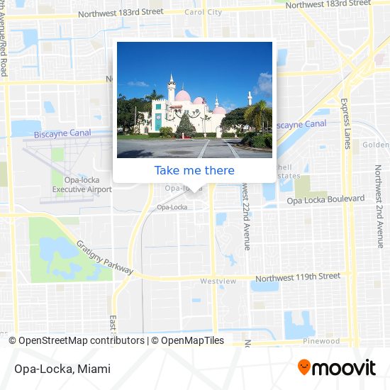 Opa-Locka map