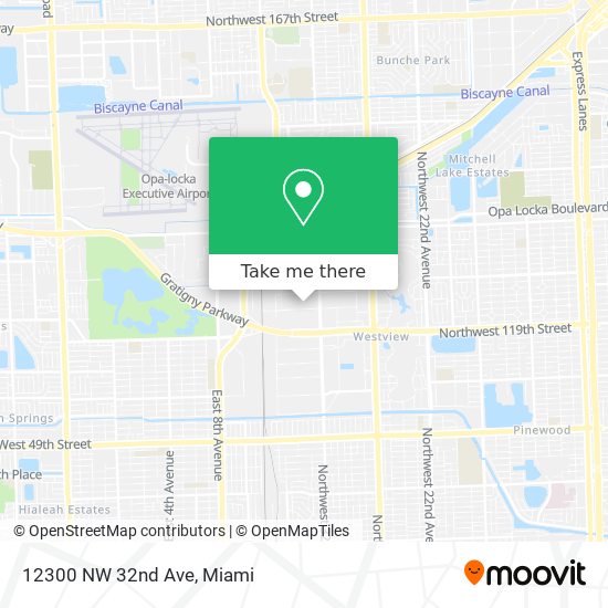 12300 NW 32nd Ave map