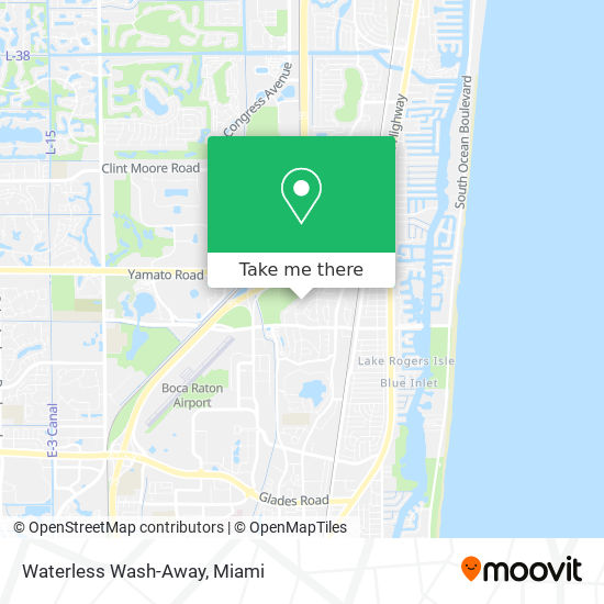 Waterless Wash-Away map