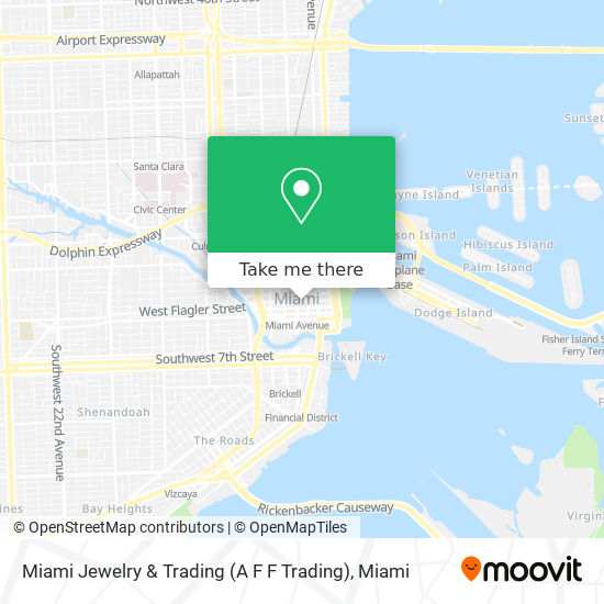 Mapa de Miami Jewelry & Trading (A F F Trading)
