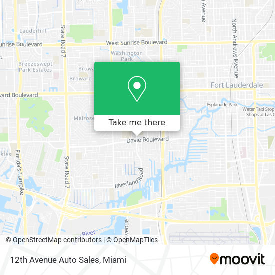 12th Avenue Auto Sales map