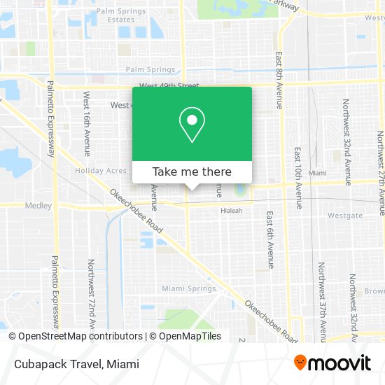 Cubapack Travel map