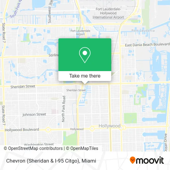 Chevron (Sheridan & I-95 Citgo) map