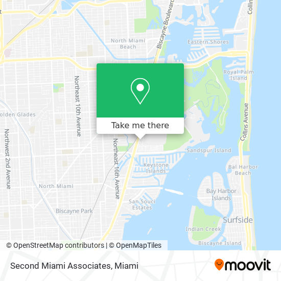 Mapa de Second Miami Associates