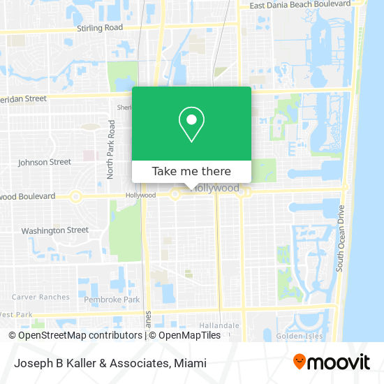 Joseph B Kaller & Associates map