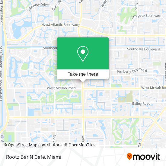 Mapa de Rootz Bar N Cafe