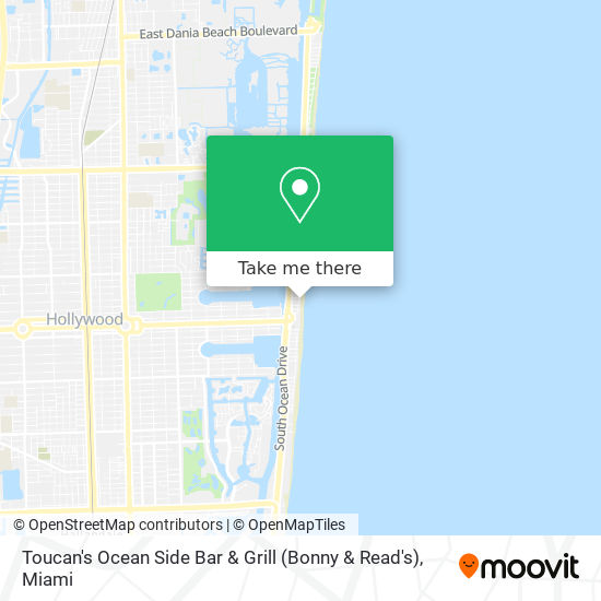 Toucan's Ocean Side Bar & Grill (Bonny & Read's) map