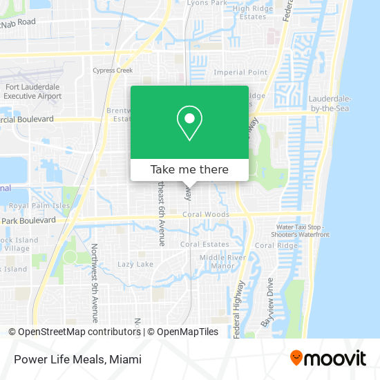 Power Life Meals map