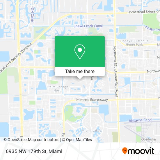 Mapa de 6935 NW 179th St