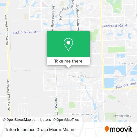 Triton Insurance Group Miami map