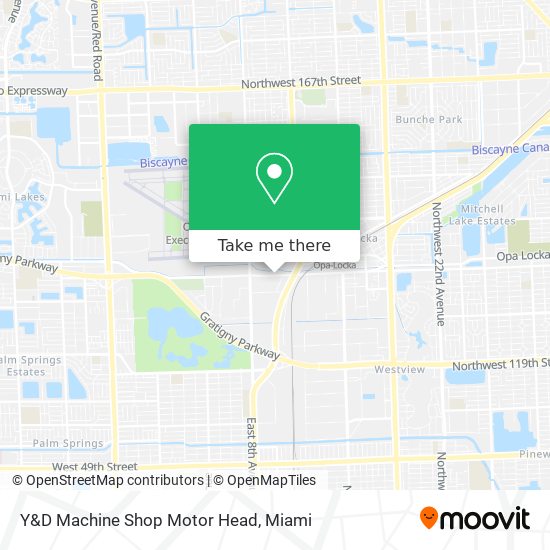 Mapa de Y&D Machine Shop Motor Head