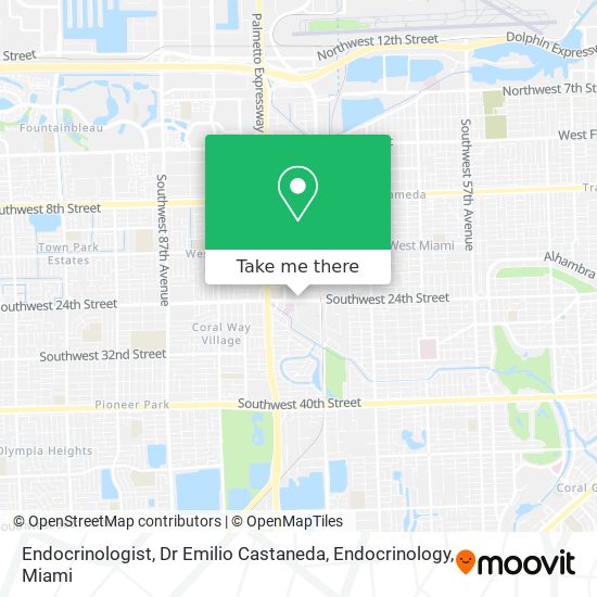 Endocrinologist, Dr Emilio Castaneda, Endocrinology map