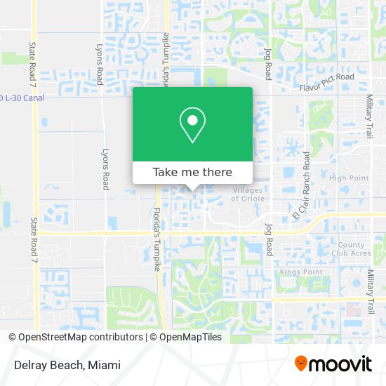 Delray Beach map