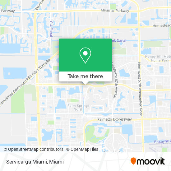 Servicarga Miami map