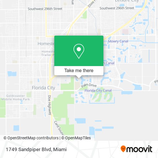 Mapa de 1749 Sandpiper Blvd