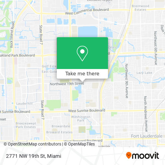 Mapa de 2771 NW 19th St