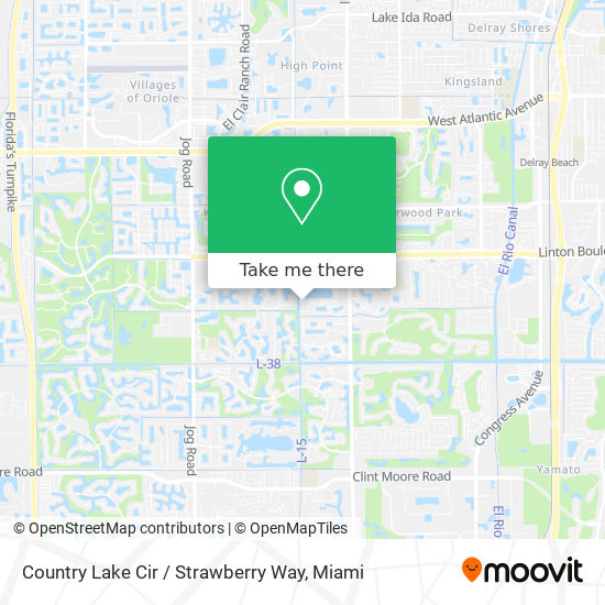 Mapa de Country Lake Cir / Strawberry Way