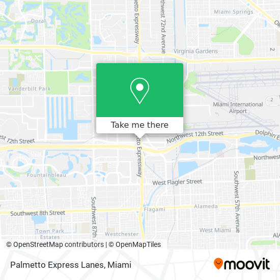 Palmetto Express Lanes map