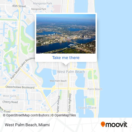 West Palm Beach map