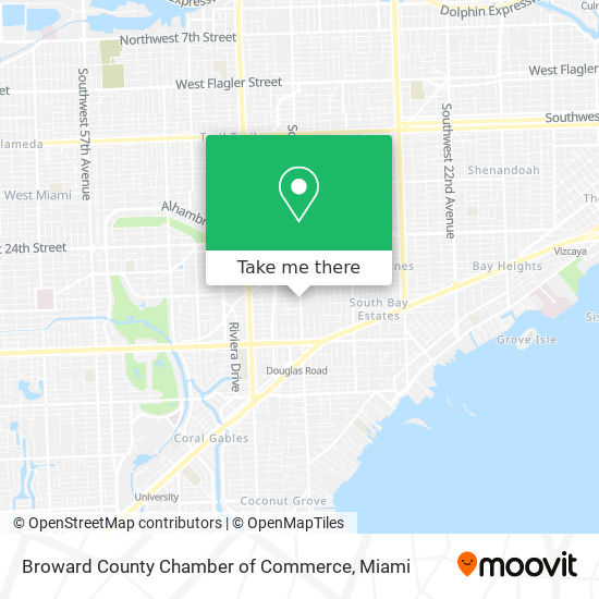 Broward County Chamber of Commerce map