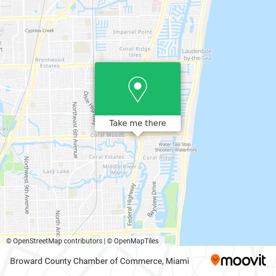 Broward County Chamber of Commerce map