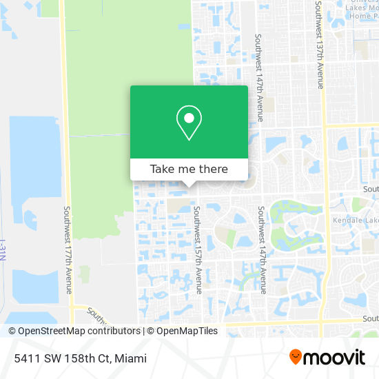 5411 SW 158th Ct map