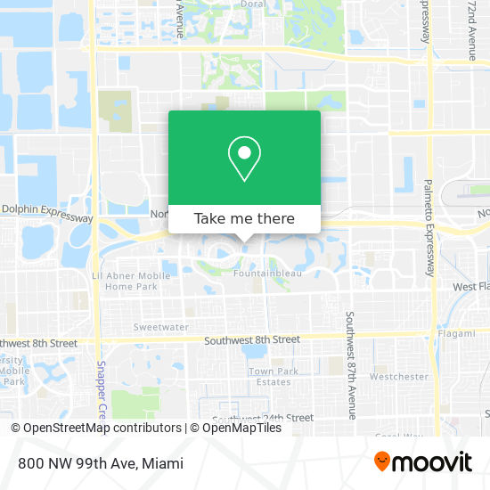800 NW 99th Ave map