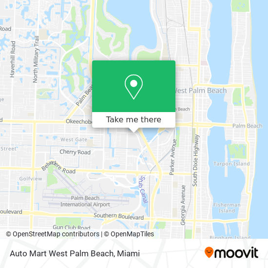 Mapa de Auto Mart West Palm Beach