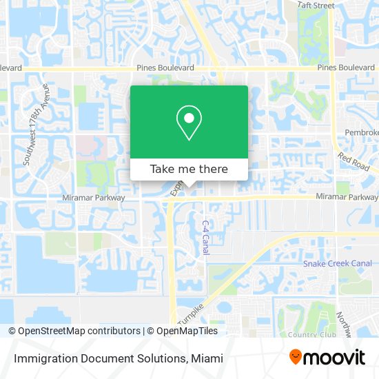 Mapa de Immigration Document Solutions