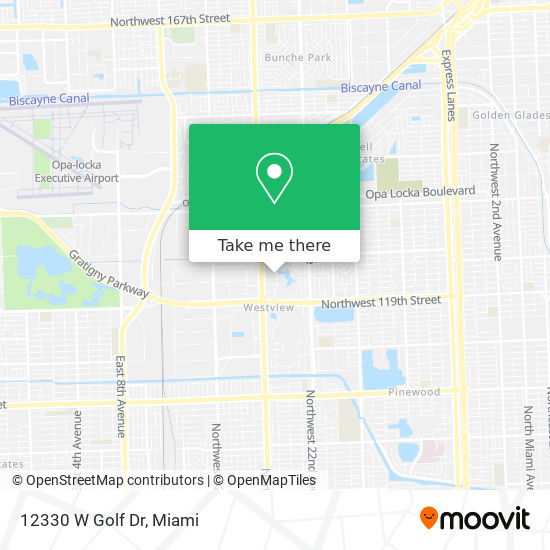 12330 W Golf Dr map