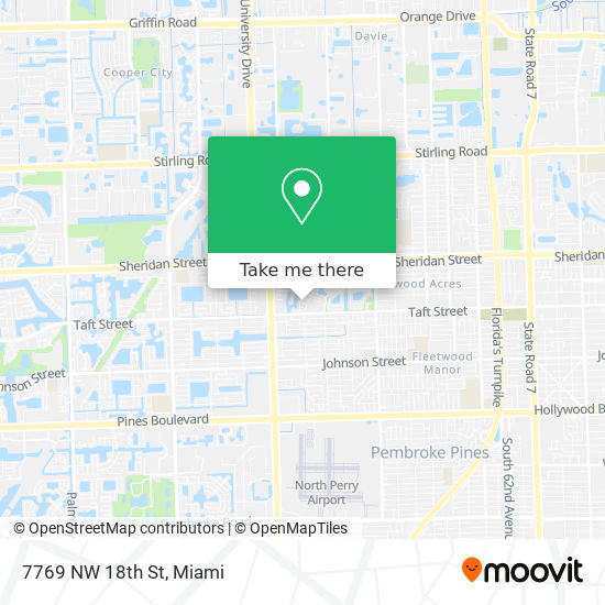 Mapa de 7769 NW 18th St