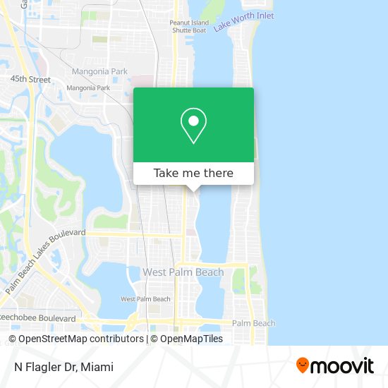 N Flagler Dr map