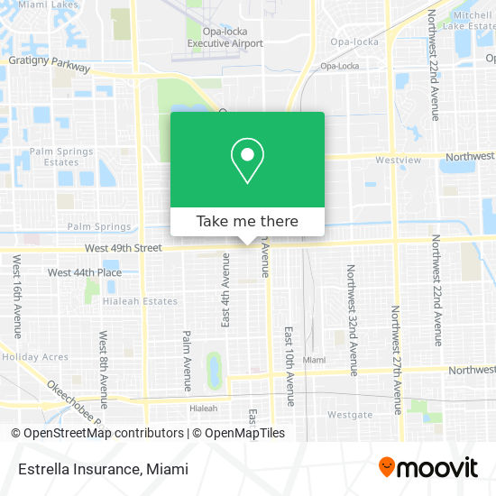 Estrella Insurance map