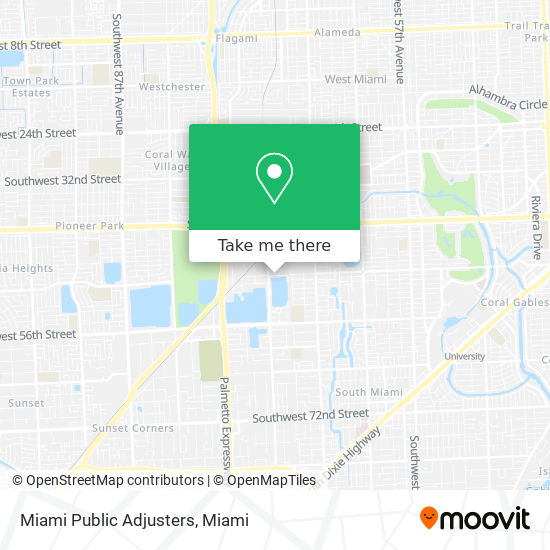 Miami Public Adjusters map