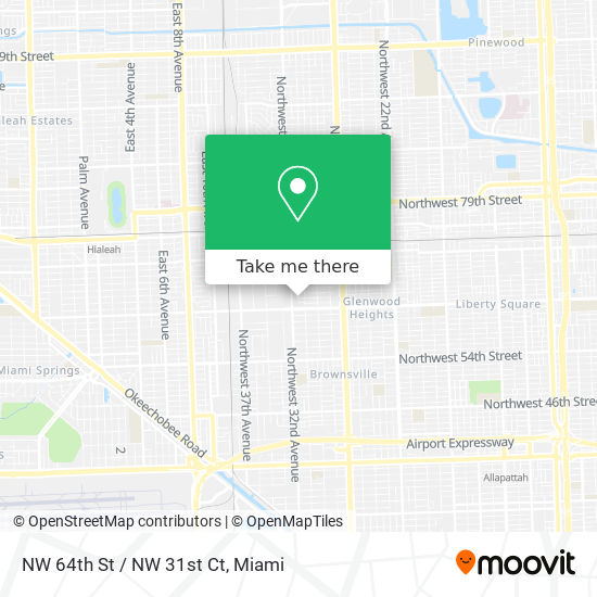 Mapa de NW 64th St / NW 31st Ct