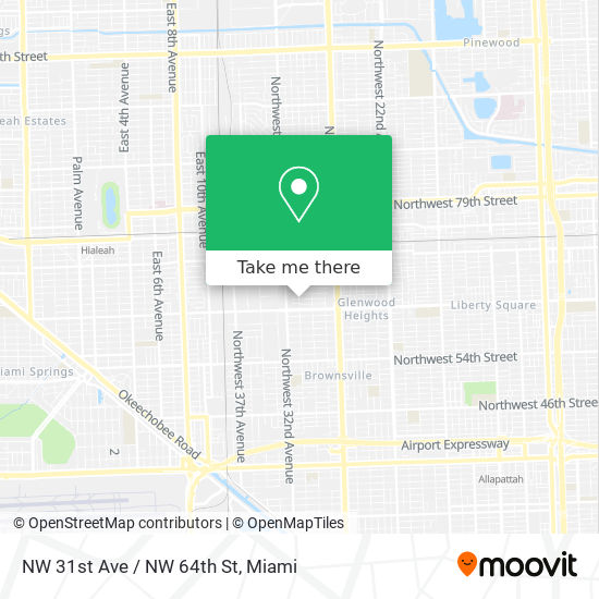 NW 31st Ave / NW 64th St map