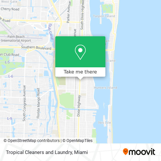 Mapa de Tropical Cleaners and Laundry