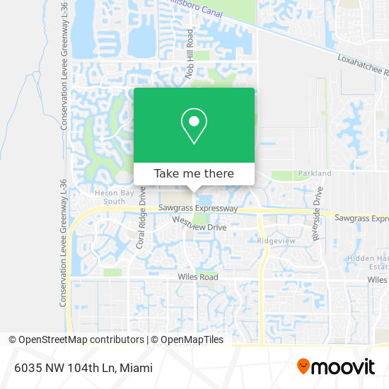 Mapa de 6035 NW 104th Ln