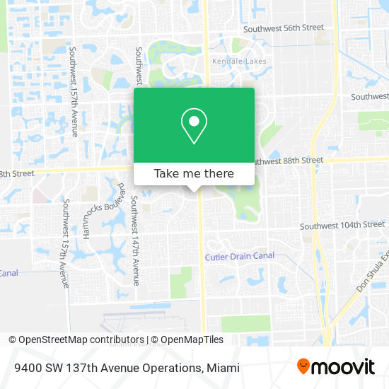 9400 SW 137th Avenue Operations map