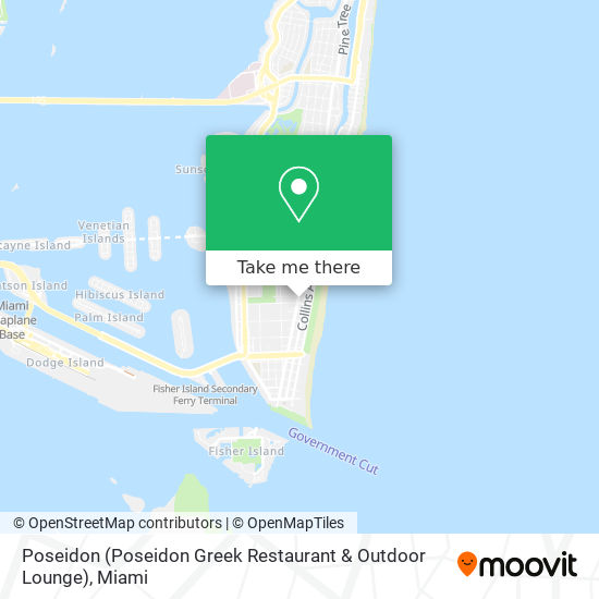 Mapa de Poseidon (Poseidon Greek Restaurant & Outdoor Lounge)