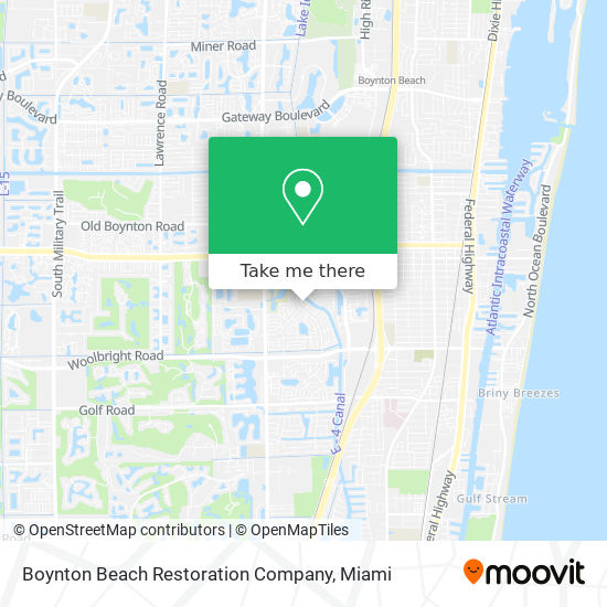 Mapa de Boynton Beach Restoration Company